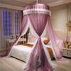 Новая кружевная москитная сетка принцессы с балдахином, двухслойная пряжа для кровати, балдахин, складное постельное белье, занавеска, сетка для постельного белья