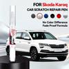 Для Skoda Karoq 2017-2025 NU Ремонтный маркер-карандаш для краски Подкраска Удаление царапин DIY Автоаксессуары Черный Белый Оранжевый Серебристый Синий Красный