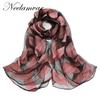 Brand Scarf Women's Long Shawl Autumn and Winter Echarpe High-quality Organza Lady Elegant