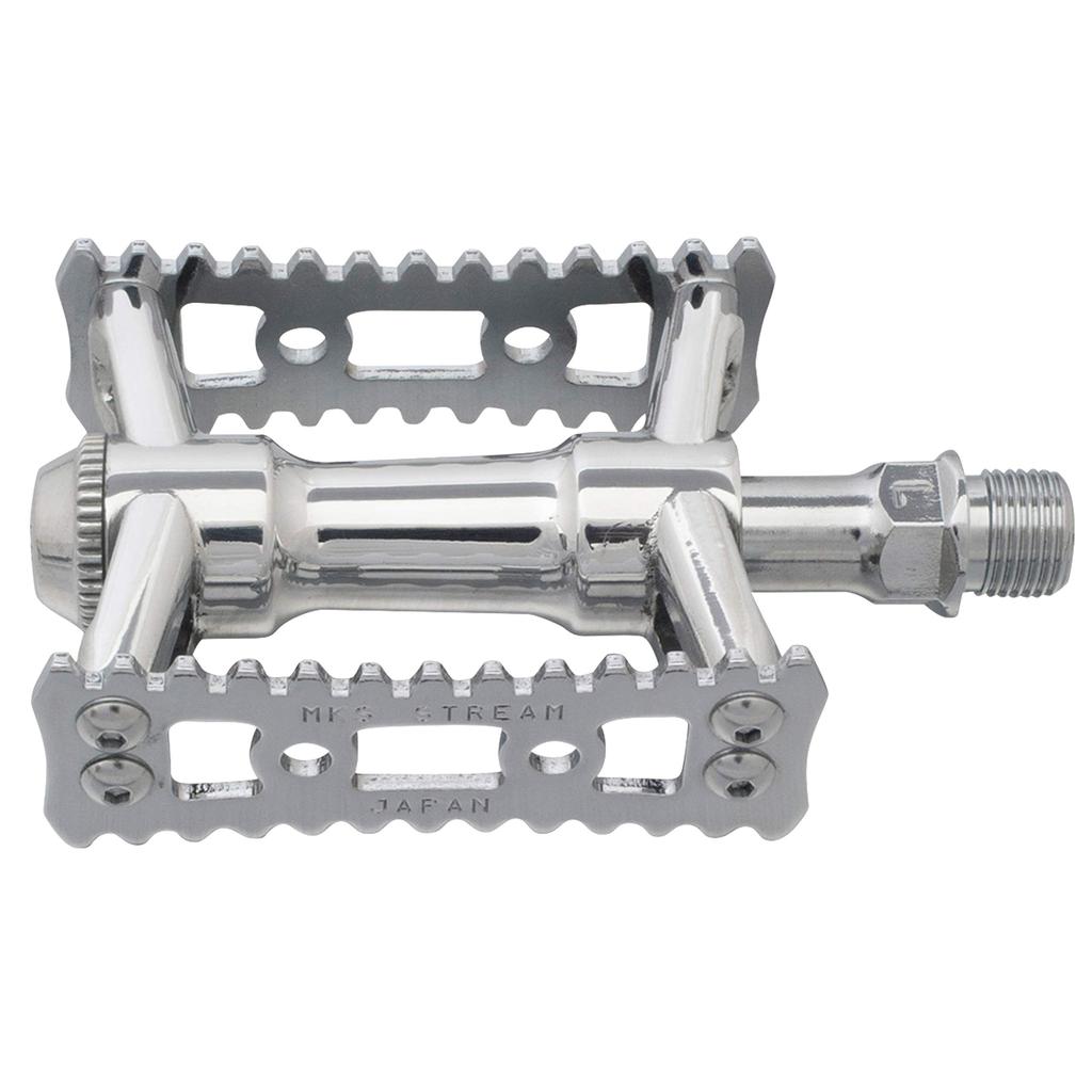 Педаль велосипедная Mikashima SYLVAN STREAM NEXT Stream Silver (МКС) (Сильван Далее)