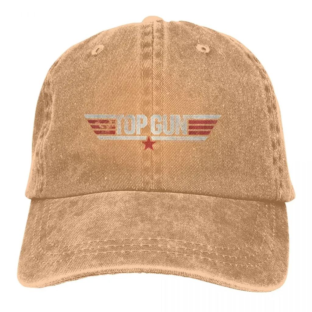 Летняя кепка Солнцезащитный козырек Top Gun Классика Винтаж Кинозвезды Хип-хоп Кепки Ковбойская шляпа Козырек Trucker Dad Hats