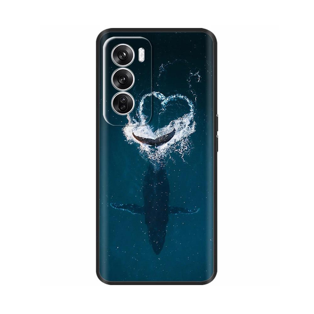 Чехол для OPPO Reno 12 5G Новый модный окрашенный чехол Силиконовый мягкий ТПУ чехлы для телефона Для OPPO Reno 12 Pro 5G Корпус reno12 Pro Fundas