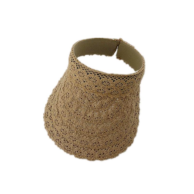 Модные женские кепки с козырьком, летняя кепка своими руками, полый цветочный узор, кружевная повседневная шляпа с козырьком, пустая шляпа-цилиндр, пляжные женские солнцезащитные шляпы