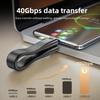 13 см USB4 Кабель для PD240W Power Delivery и 40 Гбит/с Передачи Совместимый 8K Видео Передача