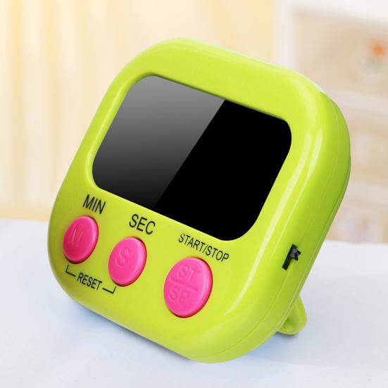 Цифровой таймер Магнитный кухонный таймер Большой экран Таймер для обучения Напоминание