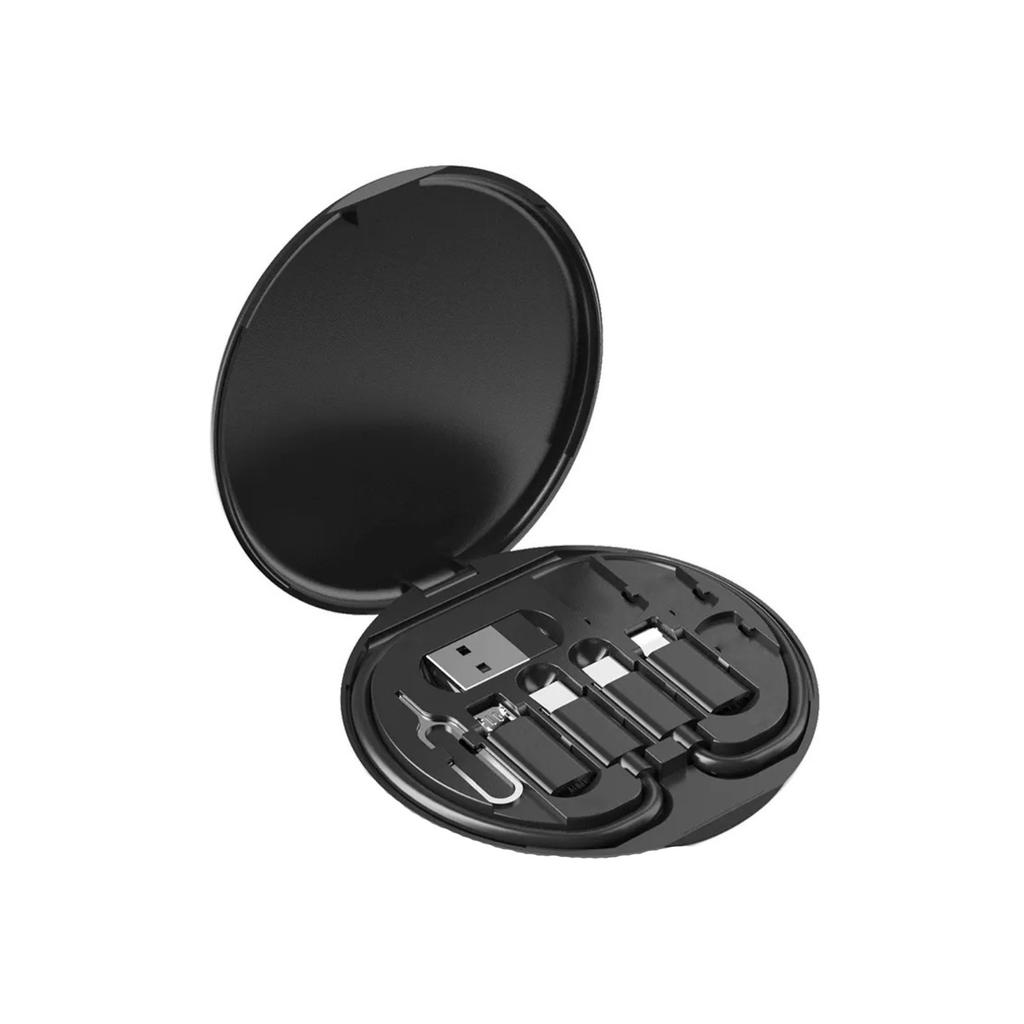 Кабель передачи данных «пять в одном» для трансграничных перевозок, многофункциональный дорожный бокс для хранения, кабель для зарядки мобильных телефонов