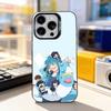 Чехол для телефона Aoba Seragaki D-DRAMAtical для iPhone 17,16,15,14,13,12,11,Pro,XS,Max,Plus,Mini,SE4,E Черный Матовый Ударопрочный Чехол