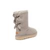 UGG Bailey Bow Ii Sheepskin Warm Bow Mid Calf Snow Boots Women Boots Goat-Brown 1016225-GOA