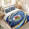 Комплект постельного белья 1 пододеяльник 2 наволочки Футбольный принт Blackburn Rovers Спальня Домашний декор