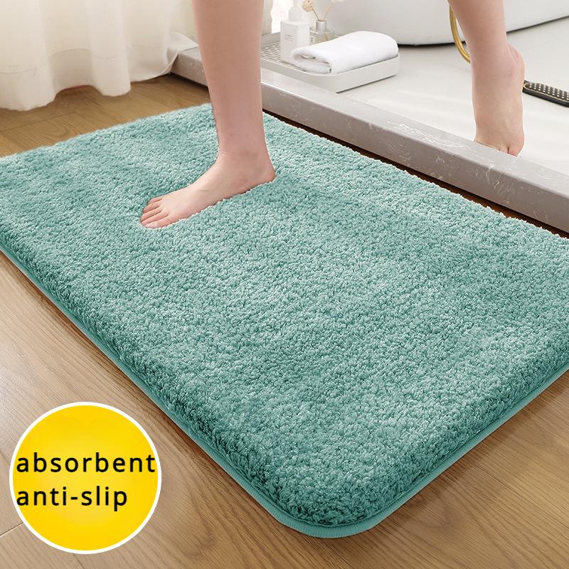 Non-Slip Absorbent Microfiber Bath Rugs, Soft Foot Mat, Luxury Bathroom Rug, Floor Carpet, Quick Drying