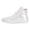 Converse Кеды Chuck Taylor All Star из иридисцентной кожи хайтопы женские серебристые 566094C