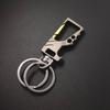 Metal Keychain Bottle Opener with Dual Ring Clip Scratch-Resistant Rust-Proof Can Opener Key Ring Fashion Accessory
