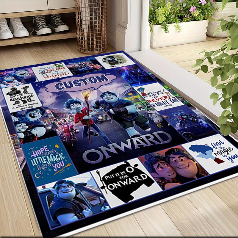 Custom Name Coco Movie Poster Collage Carpet Rug Customizable Soft Washable Anti-Slip Home Living Room Sofa Mats Personalized Rug. 0909183