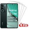Полное прозрачное стекло для Realme P3 Lite Закаленное стекло для Realme P3 Lite Защитная пленка для экрана HD Защитная пленка для телефона Realme P3 Lite