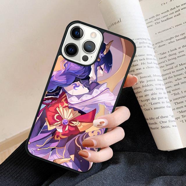 Raiden Shogun Genshin Impact Phone Case Cover For iPhone 17 Air 16 15 14 plus 12 13 pro max coque Shell Fundas