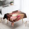 Скатерть для кексов для гурманов, водонепроницаемая прямоугольная скатерть для свадебной вечеринки, ресторанный стол, кухонный дом