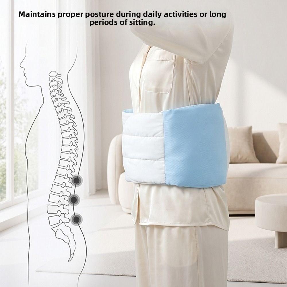Comfortable Lumbar Support Pillow Breathable Waist Cushion Lower Back Support Pad Side Sleeping