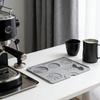 Espresso Tamping Mat Non-Slip Silicone Tamper Mat Heat Resistant Coffee Tamping Station for Home Baristas