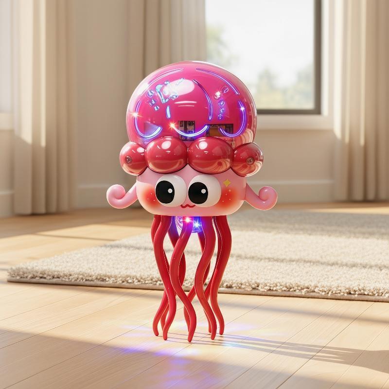 Умная танцующая игрушка-осьминог со светодиодной подсветкой, забавная игрушка для снятия стресса, пластиковая модель, подарок для мальчиков и девочек, развивающая, креативная