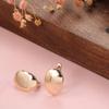 Fashion 18k Rose Gold Plated Latest Stylish Copper Zircon Earrings for Women and Girls