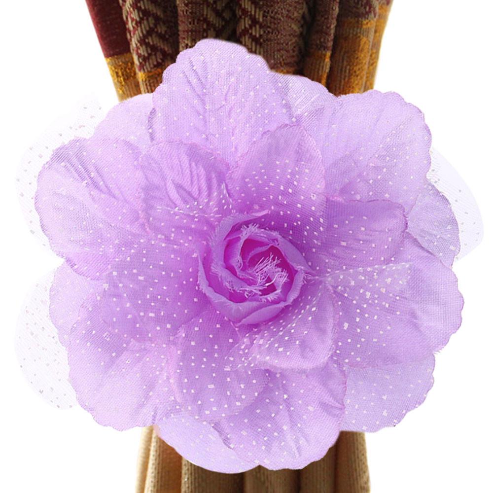 Best Peony Flower Curtain Clip-on Tie Backs Holdback Tieback Holder Панель
