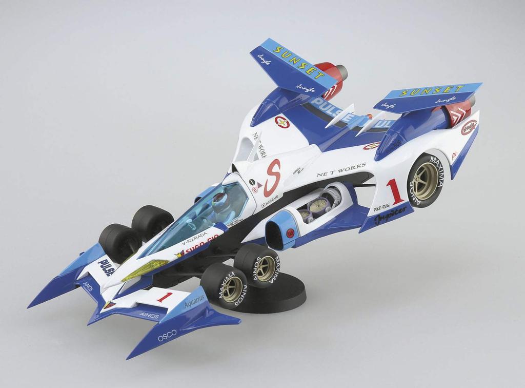 Aoshima Bunka Kyozai Cyber Formula New Asurada Lifting Turn Mode Scale Пластиковая модель № 8 AKF-0/G 1/24