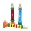 2 шт. Детская деревянная игрушка-труба, свисток-рожок для детей, музыкальный инструмент, раннее образование, Монтессори-игрушки, звуковая тренировка TMZ