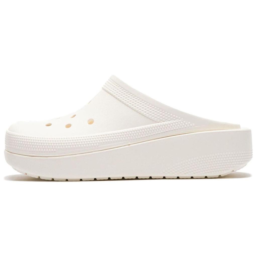 Crocs Classic Blunt Toe Chalk Unisex Sneakers White 209562-0WV