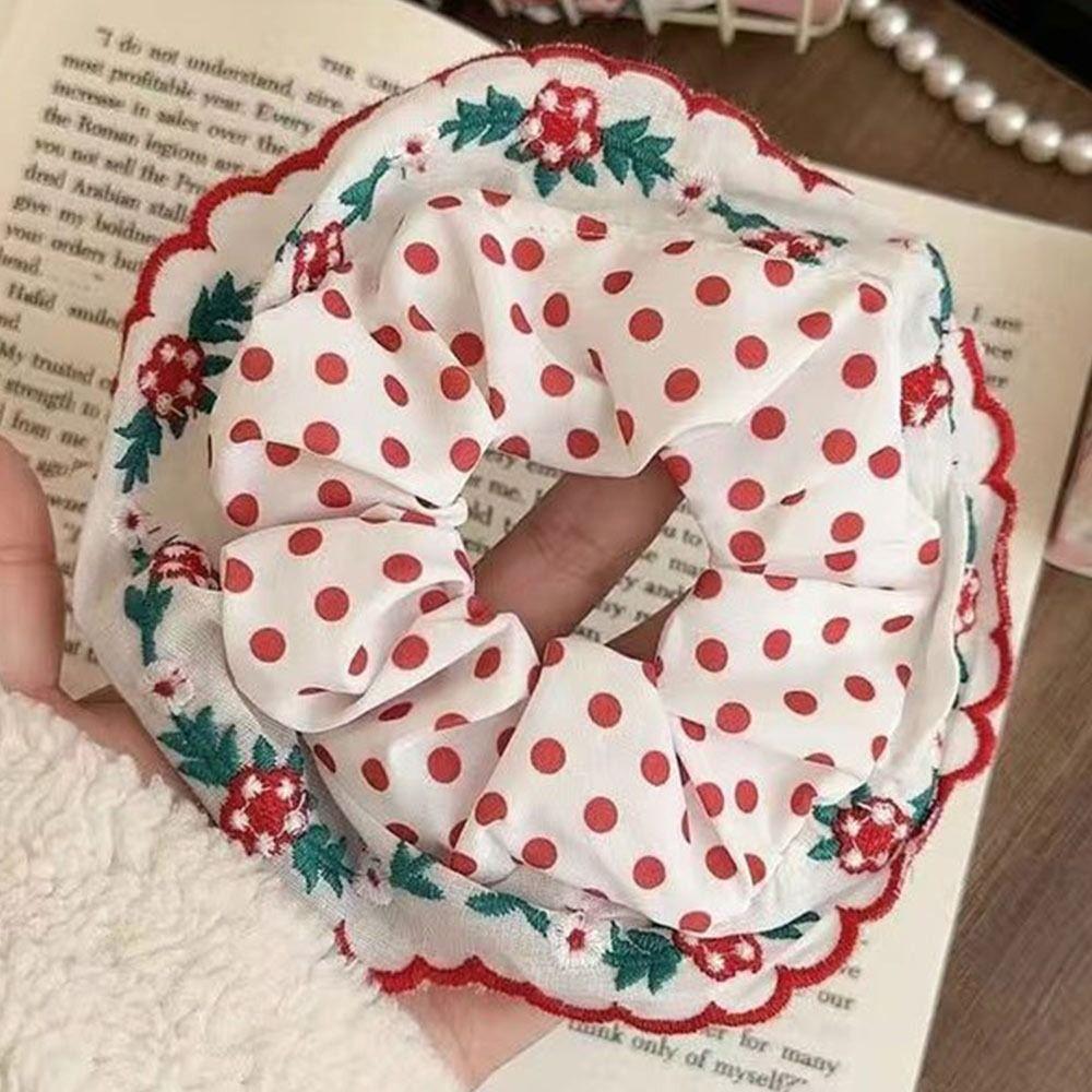 Lace Elastic Hair Bands Advanced Sense Braid Headdress Gift Ponytail Hair Rope Girl