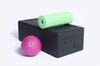 Black Roll Foam Roller Set with Block Made In BLOCK 30x15x10cm Japanese Ball, Germany, SET, 220g, (Official Product)