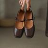 Туфли ретро квадратный носок низкий каблук одинарные туфли женские новые женские туфли туфли Мэри Джейн
