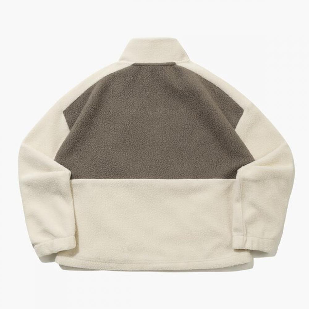 MunSingwear Women S Fleece Anorak Ivory Mq422ptlo1