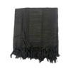 Plaid Print Shawl with Fringed Edges Jacquard Sun Sand Wind Protection Ethnic Style Scarf Men Women Outdoor Shawl