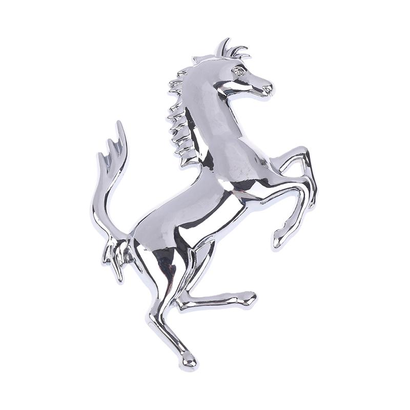3D Metal Running Horse Emblem Stickers Car Personalized Sticker Decal Auto Window Body Side Tail Bumper Badge Sticker Decoration