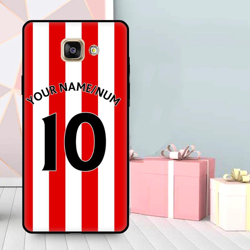 Персонализированный чехол с футбольными номерами для Samsung Galaxy J3 J5 J7 J1 2016 A3 A5 2017 J4 J6 J8 A7 A9 A6 A8 Plus 2018