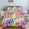 Красочный геометрический постельный комплект 3D-принт одеяло пододеяльник для спальни роскошный комплект пододеяльника кинг, квин, твин