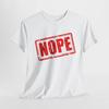 NOPE lifestyle повседневная унисекс хлопковая футболка Унисекс футболка