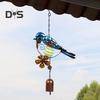 Colorful Bird Wind Chime Endothermic Ornamental Home Yard Patio Hanging Wind Chime