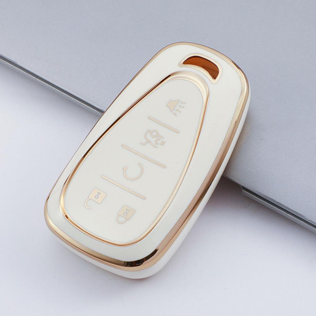 Новый чехол для ключей из ТПУ с 5 кнопками для Chevrolet 2017-Chevy Malibu Camaro Cruze Traverse Sonic Volt Bolt