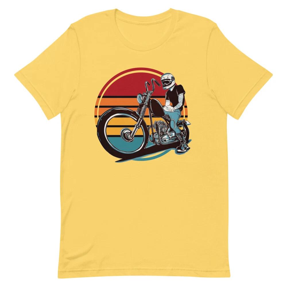 Motorcycle Vintage Sunset Unisex Children's Children's T Children's T-shirt