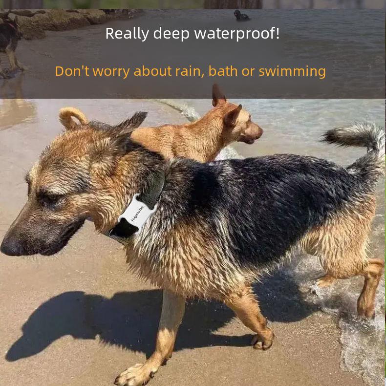 Ошейник-трекер для домашних животных: Локатор для обнаружения пропавших собак с функцией позиционирования Airtag