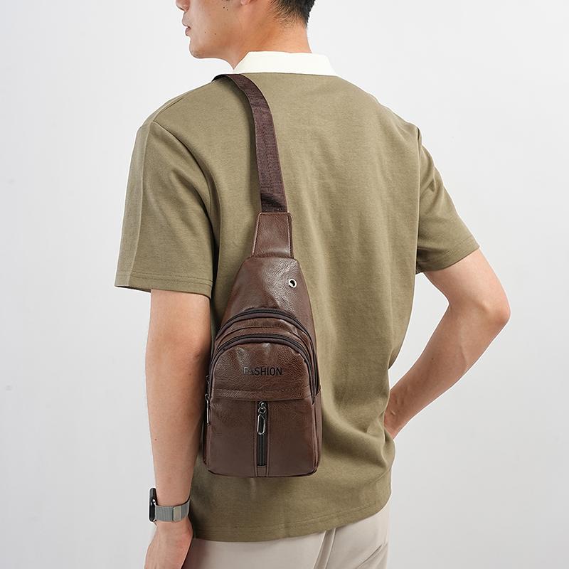 Винтажная сумка через плечо из мягкой кожи, мужская деловая наплечная сумка