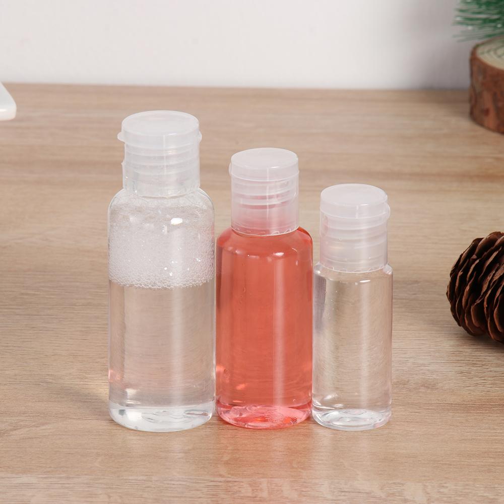 5-100ML Clear Makeup Empty Container Bottle Lotion Jar Shampoo Bottle Refillable
