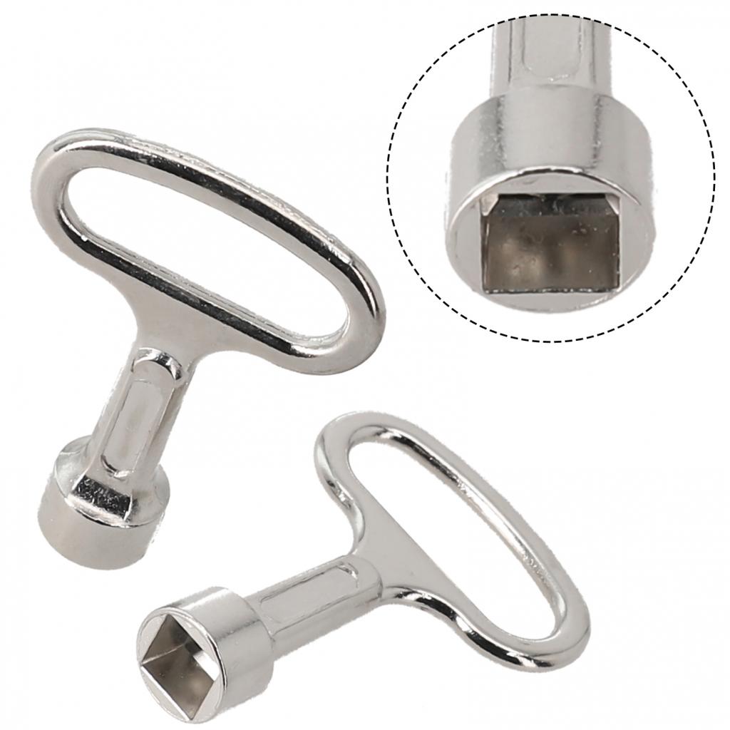 Ключ для отопления, квадратные ключи, ключ для вентиляции отопления, серебристый