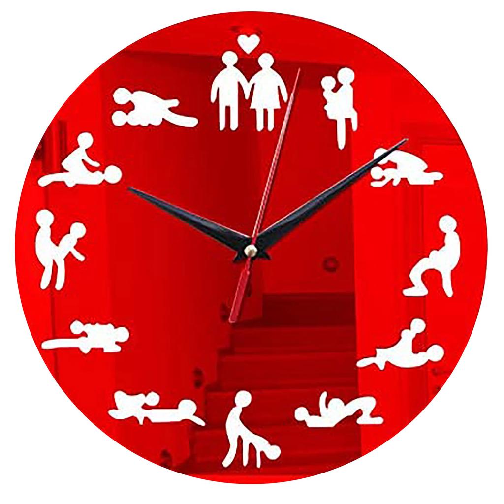 (SU) Художественные настенные часы для девичника, игра Y, сделай сам, декоративные настенные часы для взрослых, спальни, круглые настенные часы без рамы,