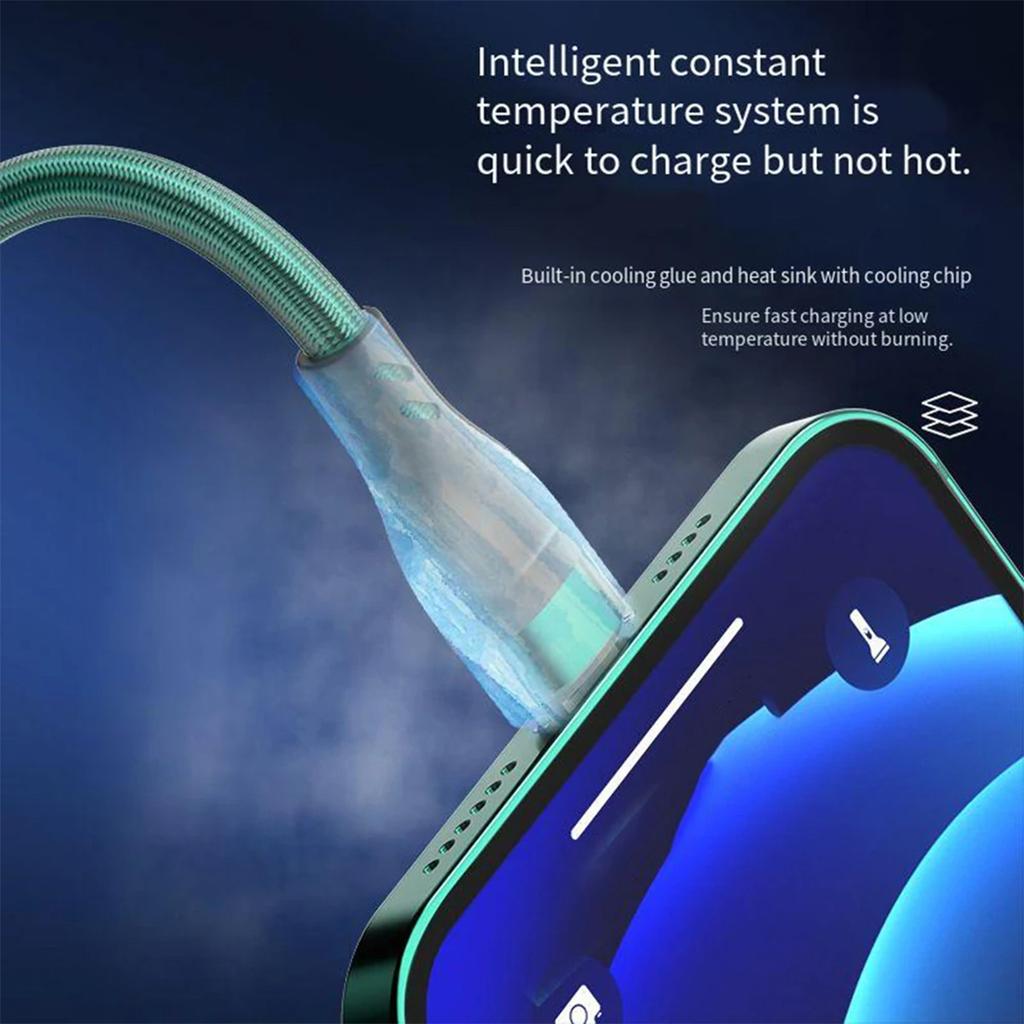 100 Вт 3-в-1 USB-кабель, кабель для быстрой зарядки, многофункциональный зарядный шнур, USB-шнур типа C для iOS, адаптер, плетеный провод для мобильного телефона, планшета