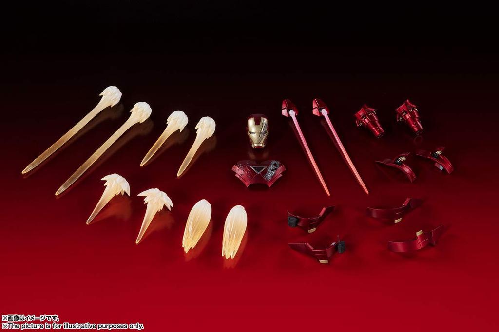 TAMASHII NATIONS Avengers Iron Man Mark 150 мм окрашенная подвижная фигурка SHFiguarts 6-BATTLE DAMAGEEDITION- Приблизительно. ПВХ, АБС, литье под давлением