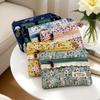 Charming Floral Pattern Mini Wallet, Suitable for Women, Compact Multi Spaced Coin Bag with Zipper