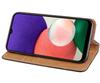 SMART MAGNETIC CASE for SAMSUNG GALAXY A12 M12 BLACK BOOK+GLASS