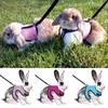 Polyester Rabbit Chest Harness Leash Fine Workmanship Pet Traction Leash  Pets Supplies